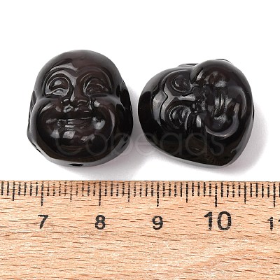 Natural Ice Obsidian Carved Beads G-A310-05-1