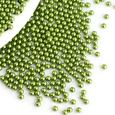 Imitation Pearl Acrylic Beads OACR-S011-6mm-Z56-1