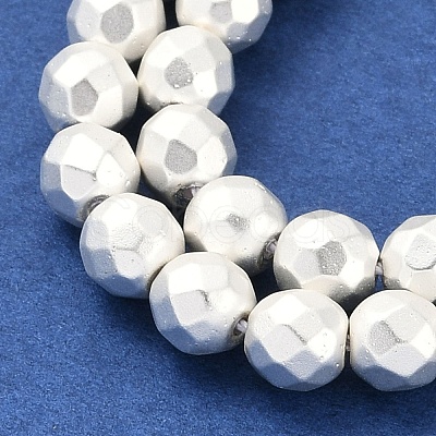 Electroplated Synthetic Non-Magnetic Hematite Beads Strands G-U003-13C-1