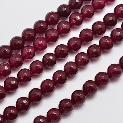 Natural Malaysia Jade Bead Strands G-A147-8mm-A09-1