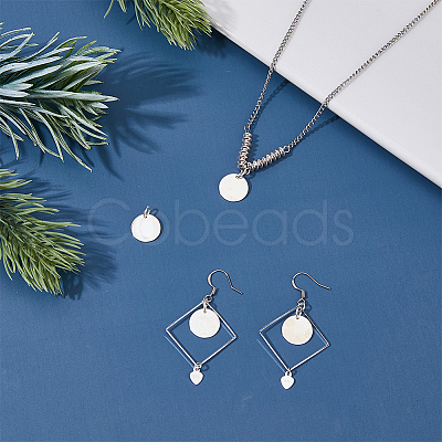4Pcs 925 Sterling Silver Pendants STER-DC0001-37-1