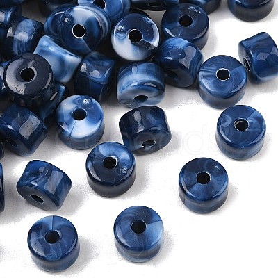 Opaque Acrylic Imitation Gemstone Beads AC-CBA3EFE-02R-1