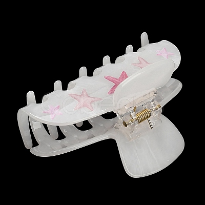 Cellulose Acetate Claw Hair Clips RE-CBABC10-01B-1