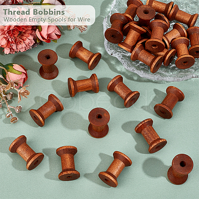 Wooden Empty Spools for Wire TOOL-WH0125-54C-02-1
