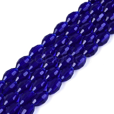 Transparent Glass Beads Strands LS-GLAA-N071-01A-A15-1