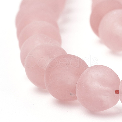 Cherry Quartz Glass Beads Strands X-G-T106-272-1