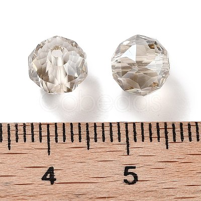 Electroplate Round Glass Beads EGLA-A043-01-PL01-1