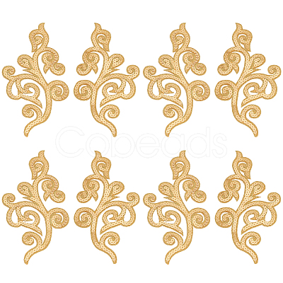 5Pairs Embroidery Thread Clothing Patches PATC-GF0001-97C-1