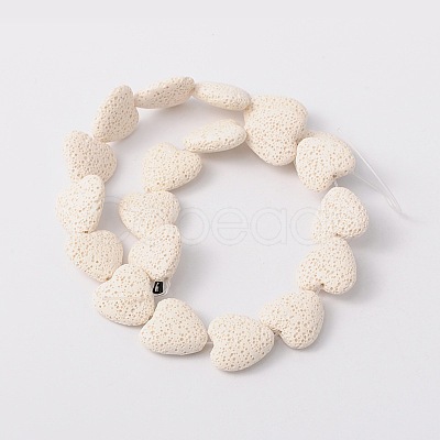Synthetic Lava Rock Bead Strands G-N0114-11-1