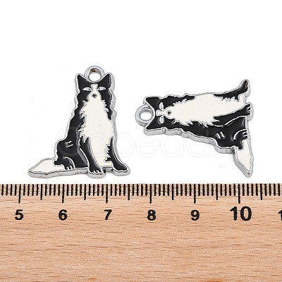Alloy Enamel Pendants ENAM-H001-05P-1