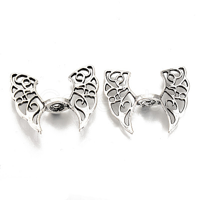 Tibetan Style Alloy Beads X-PALLOY-R134-10-RS-1