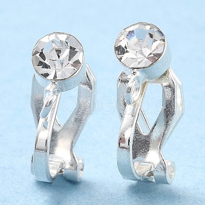 Brass Clip-on Earring Findings LS-KK-C219-01S-1
