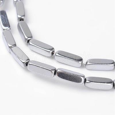Cuboid Non-Magnetic Synthetic Hematite Beads Strands G-D800-11B-1