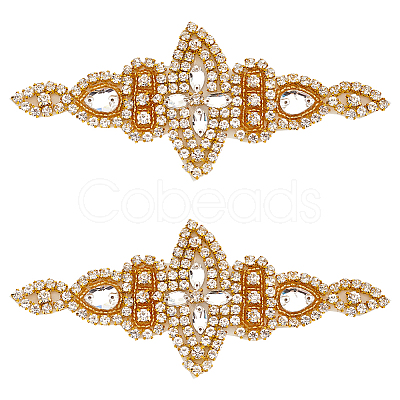 Alloy Rhinestone Ornmament Accessories DIY-WH0021-82G-1