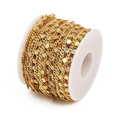 Brass Curb Chains CHC-P014-01E-G-1