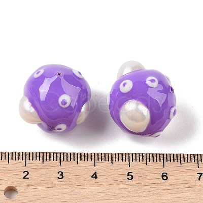Natural Cultured Freshwater Pearl Enamel Beads PEAR-G014-03A-1