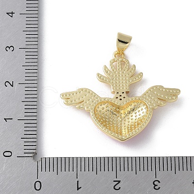 Brass Enamel Pendants KK-D336-07G-01-1