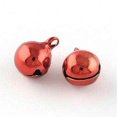 PVD Vacuum Plating Brass Bell Charms Pendants X-KKB-R002-10mm-04-1