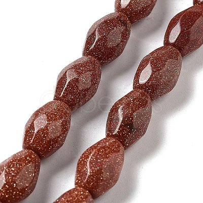 Synthetic Goldstone Beads Strands G-P520-C03-01-1