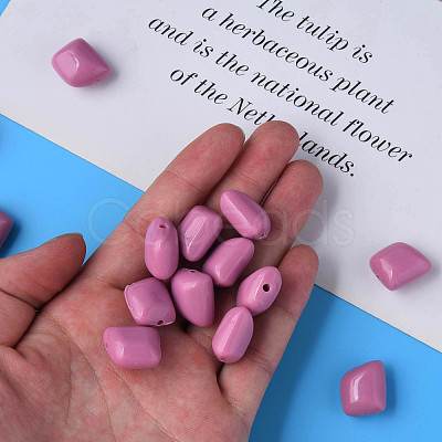 Opaque Acrylic Beads MACR-S373-15A-A12-1