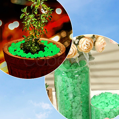 100Pcs Luminous Resin Beads Display Decoration RESI-SP0001-47B-1