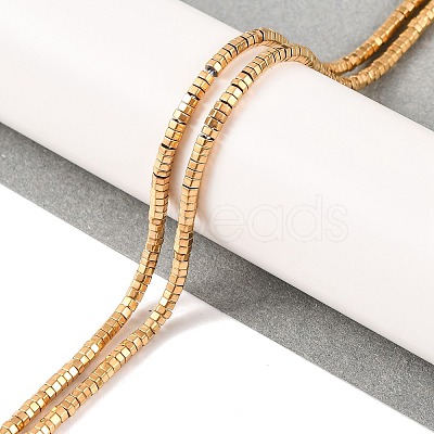 Electroplated Synthetic Non-magnetic Hematite Beads Strands G-H027-F01-01-1