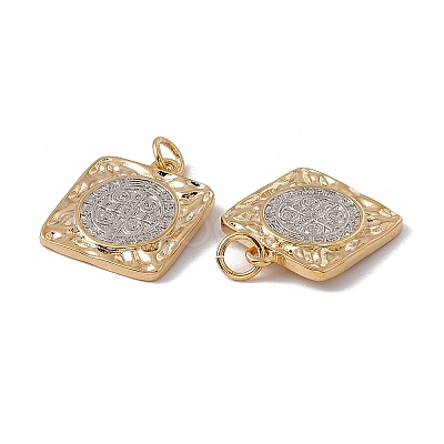 Brass Pendants KK-G439-50G-1