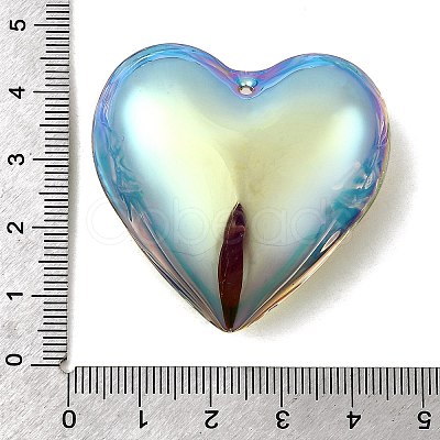 Electroplated Glass Pendants LS-GLAA-G122-06C-1