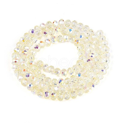 Transparent Glass Beads Strands X-EGLA-N016-6mm-05-1