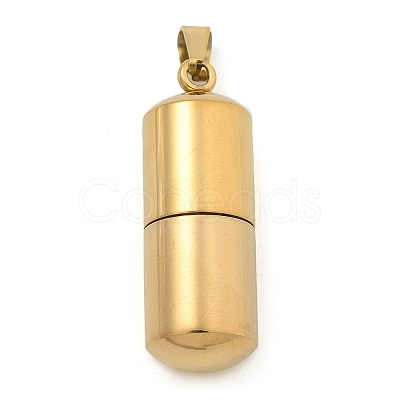 304 Stainless Steel Openable Urn Ashes Pendants STAS-M084-05A-1