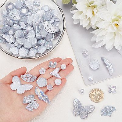 100G Plastic Pendants & Beads & Decoden Cabochons OHAR-SC0002-99B-1