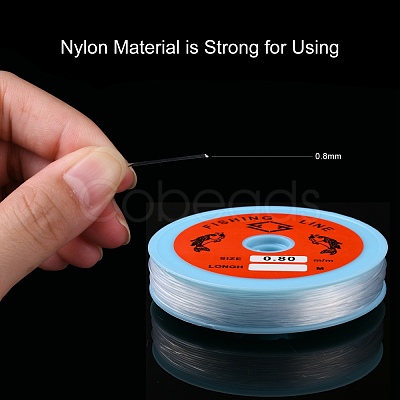 Transparent Fishing Thread Nylon Wire EC-L001-0.8mm-01-1