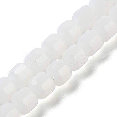 Imitation Jade Glass Bead Strands GLAA-G112-02C-1