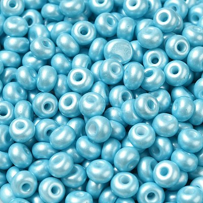 Baking Paint Luster Glass Seed Beads X1-SEED-B001-04A-03-1