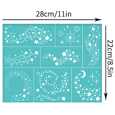 Self-Adhesive Silk Screen Printing Stencil DIY-WH0338-305-1