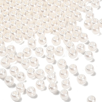 Acrylic Imitation Pearl Beads OACR-P032-10A-01-1