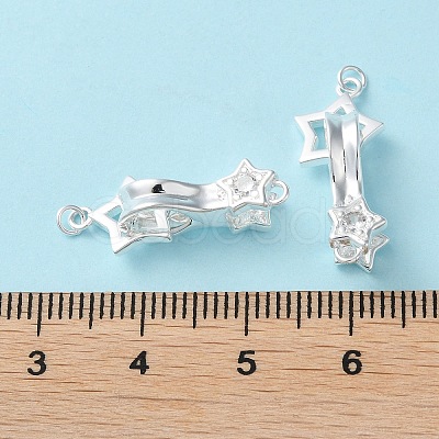 925 Sterling Silver Fold Over Clasps STER-D005-10S-1