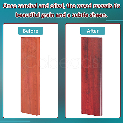 Rectangle Wood Crafting Supplies DIY-WH0591-304B-1