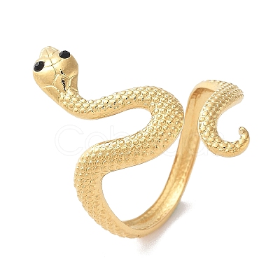 304 Stainless Steel Open Cuff Rings RJEW-M020-03G-04-1