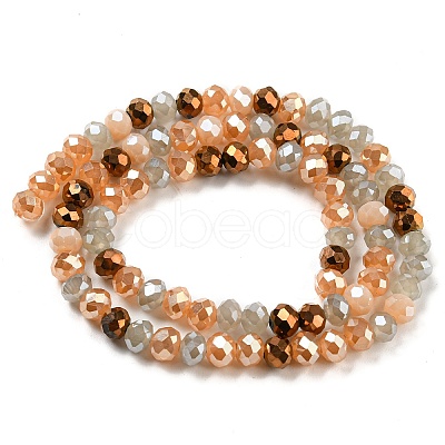 Glass Beads Strands EGLA-A034-M6mm-34-1