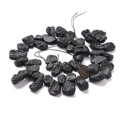 Natural Tektite Beads Strands G-K419-02B-1