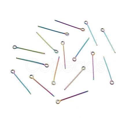 Ion Plating(IP) 304 Stainless Steel Eye Pins STAS-E156-01M-01-1