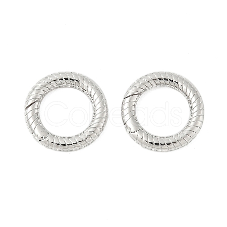 925 Sterling Silver Spring Gate Rings STER-S012-09P-1