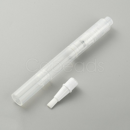 Plastic Transparent Twist Pens AJEW-WH0332-01-1