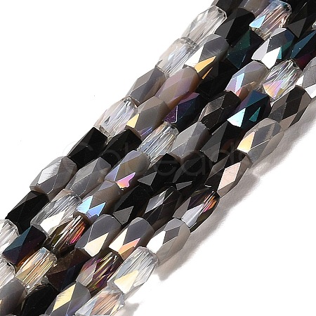 Electroplate Glass Beads Strands EGLA-D030-07C-1
