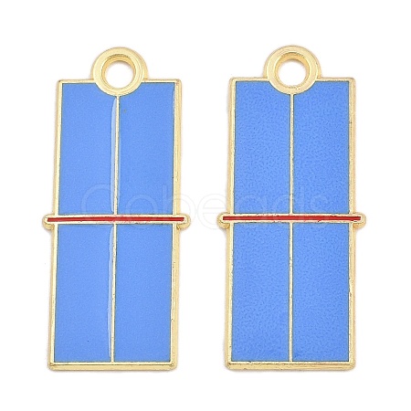 Alloy Enamel Pendants FIND-I065-01H-G-1