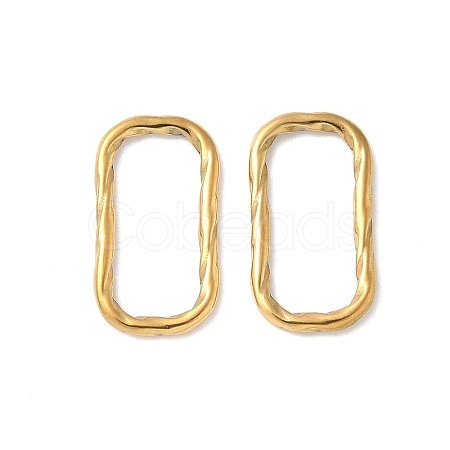 304 Stainless Steel Twisted Linking Rings STAS-L300-006B-G-1