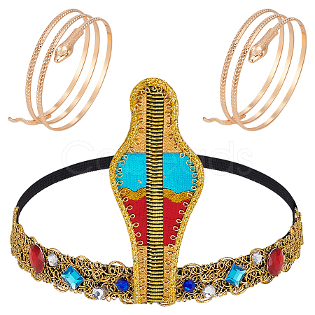 Egyptian Costume Accessories Set AJEW-WH0270-837-1