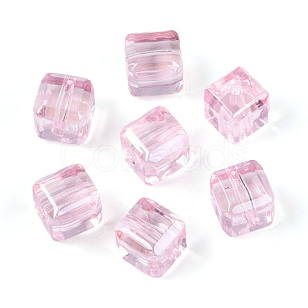 Transparent Acrylic Beads TACR-T028-59A-1
