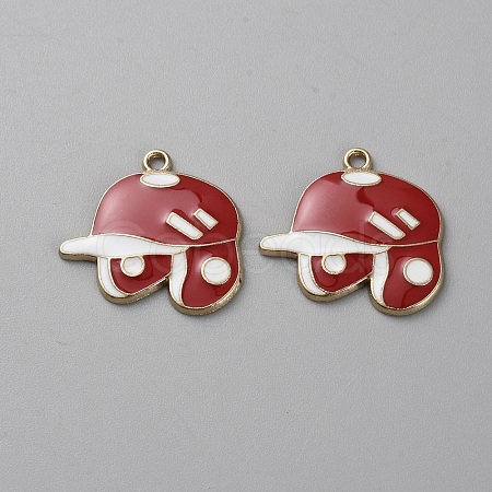 Alloy Enamel Pendants ENAM-CJC0010-36B-02-1